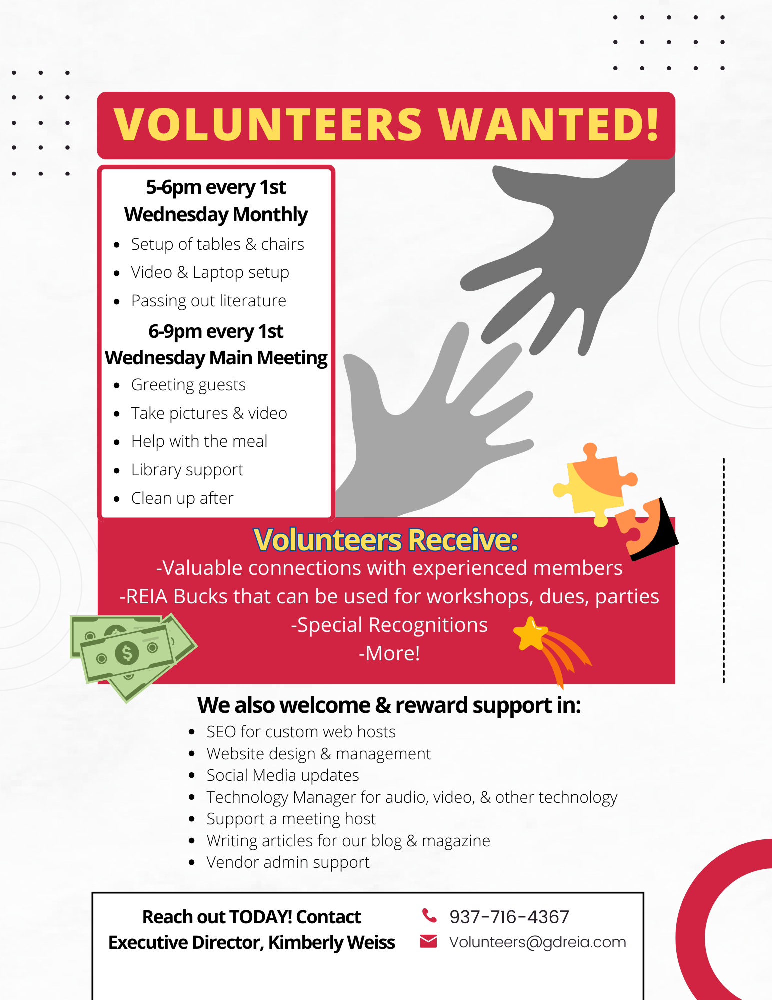 Volunteers wanted at Greater Dayton REIA