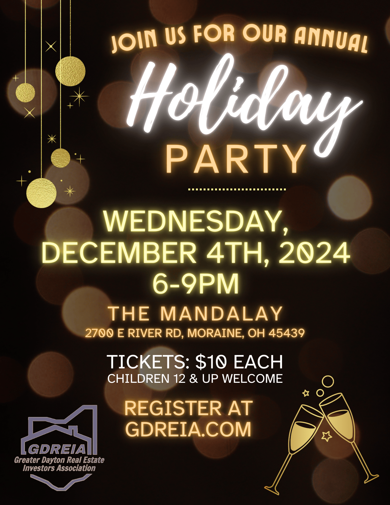 Annual Holiday Party graphic